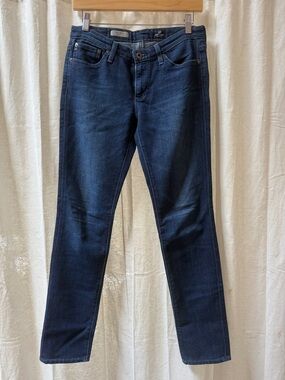 AG Adriano Goldschmied Women's Dark Indigo Skinny ankle Jeans